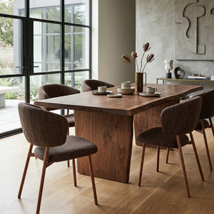   Modern European furniture - Curved Back Dining Chairs (2) - www.oroa.com | Oroa.com