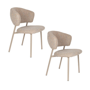   Modern European furniture - Curved Back Dining Chairs (2) - www.oroa.com | Oroa.com