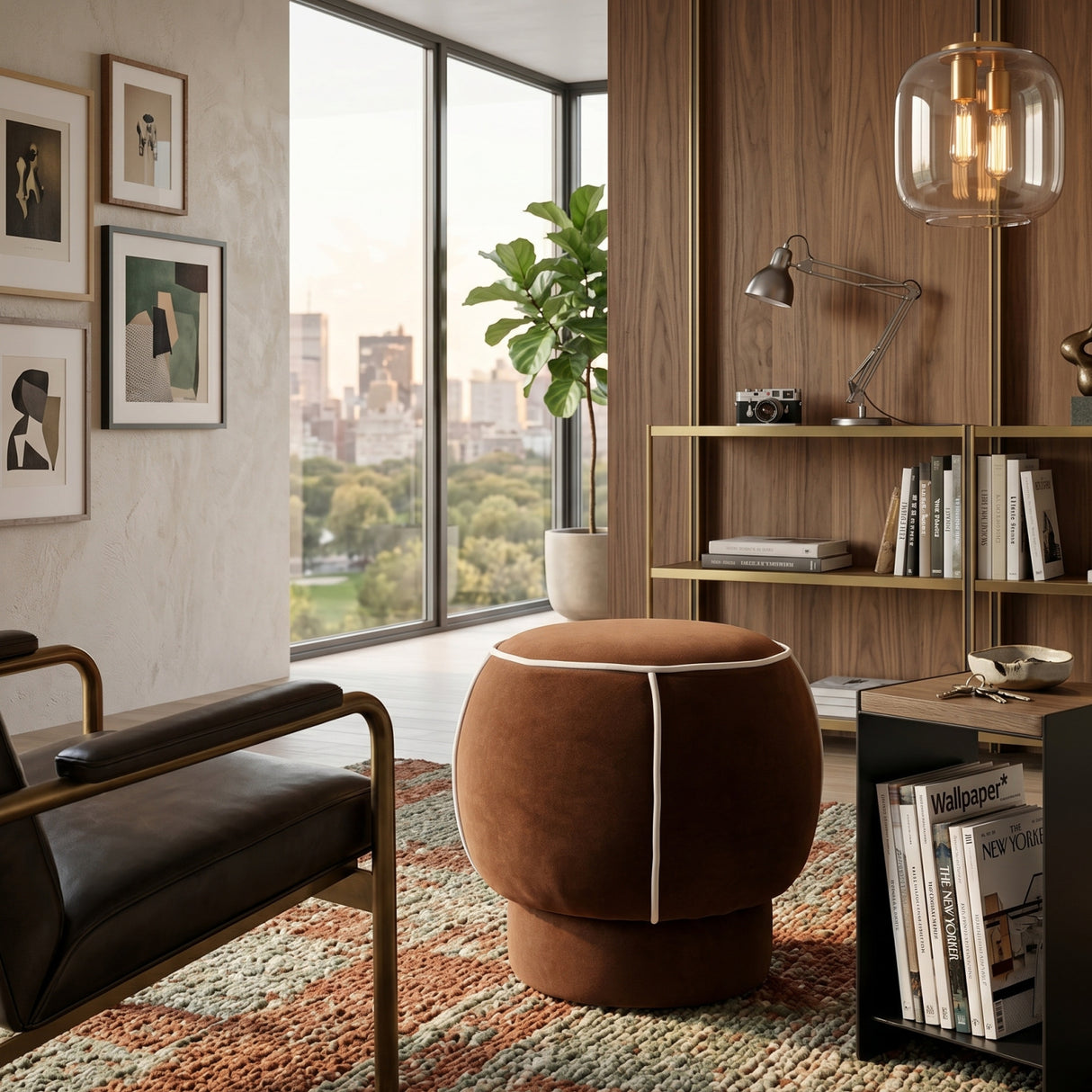   Modern European furniture - Fabric Upholstered Stool - www.oroa.com | Oroa.com