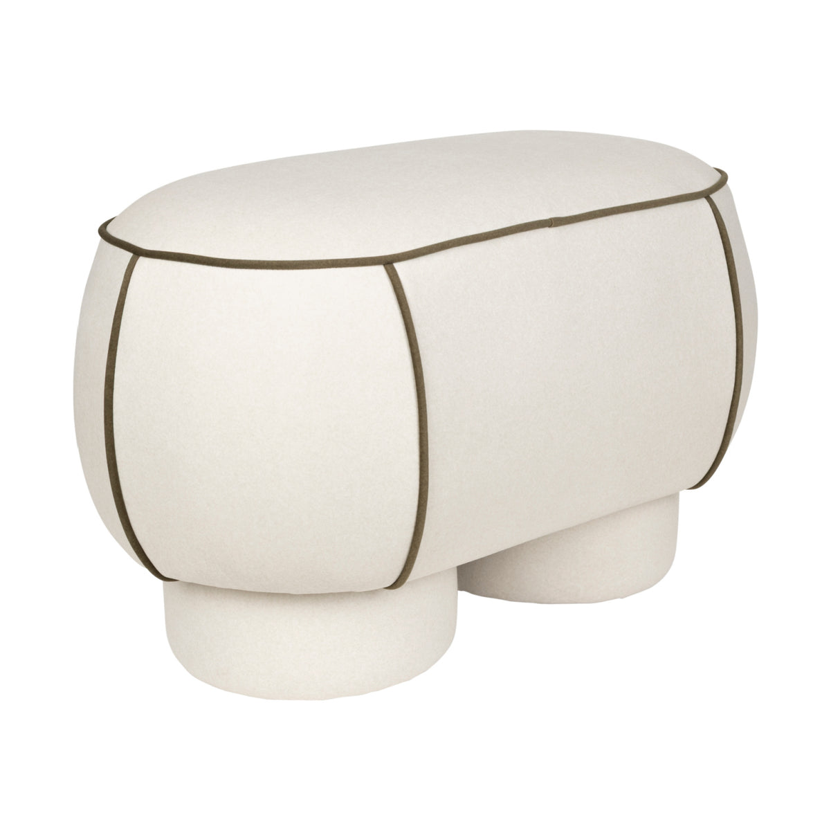   Modern European furniture - Fabric Upholstered Bench M - www.oroa.com | Oroa.com
