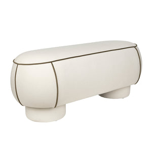   Modern European furniture - Fabric Upholstered Bench L - www.oroa.com | Oroa.com