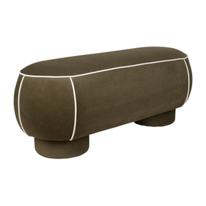  Modern European furniture - Fabric Upholstered Bench L - www.oroa.com | Oroa.com