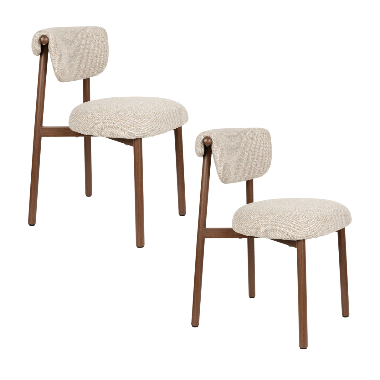   Modern European furniture - Woven Fabric Dining Chairs (2) - www.oroa.com | Oroa.com