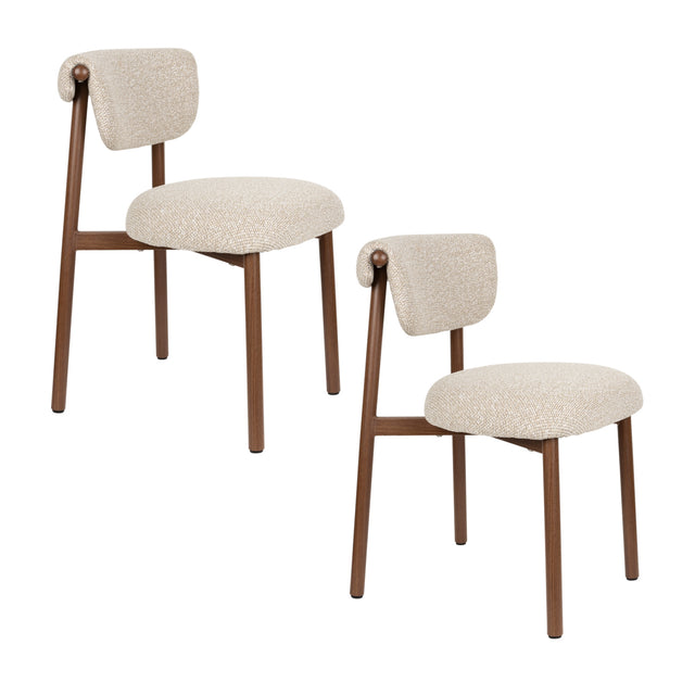 Modern European furniture - Woven Fabric Dining Chairs (2) - www.oroa.com