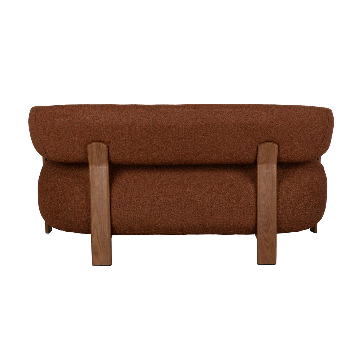   Modern European furniture - Brown Fabric 2-Seater Sofa - www.oroa.com | Oroa.com