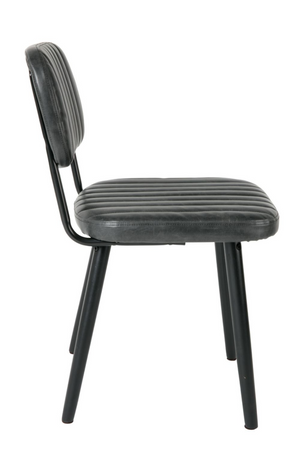Channeled Leather Dining Chair | DF Jake | Oroa.com