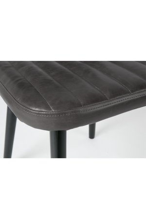 Channeled Leather Dining Chair | DF Jake | Oroa.com