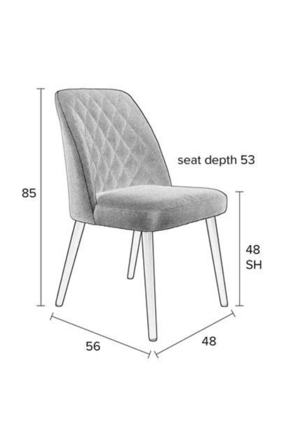 Beige Dining Chairs (2) | DF Conway | OROA.com