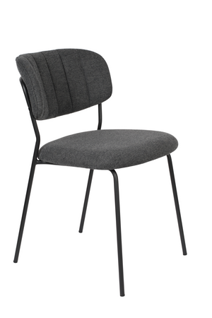 Minimalist Upholstered Dining Chairs (2) | DF Jolien | OROA.com
