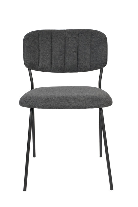 Minimalist Upholstered Dining Chairs (2) | DF Jolien | OROA.com