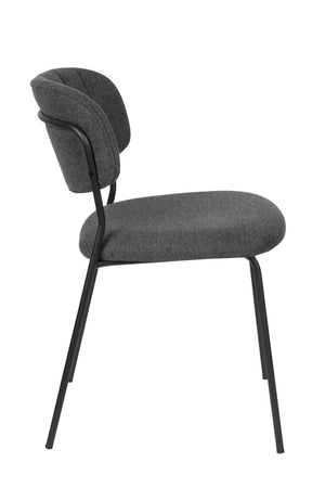 Minimalist Upholstered Dining Chairs (2) | DF Jolien | OROA.com