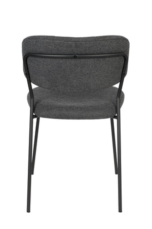 Minimalist Upholstered Dining Chairs (2) | DF Jolien | OROA.com