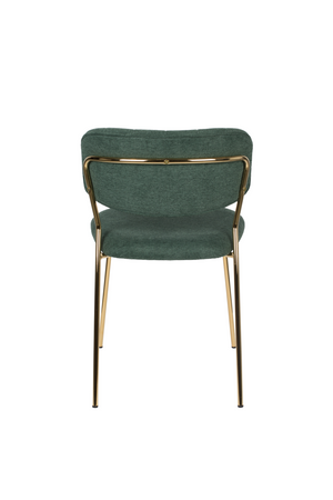 Mixed Fabric Upholstered Dining Chairs (2) | DF Jolien | OROA.com
