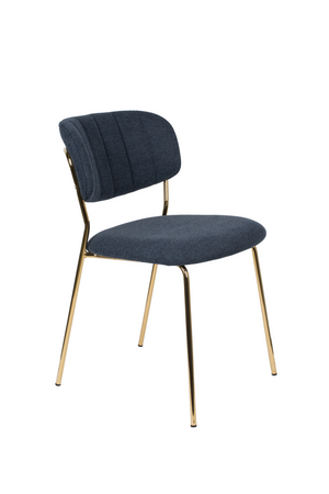 Mixed Fabric Upholstered Dining Chairs (2) | DF Jolien | OROA.com