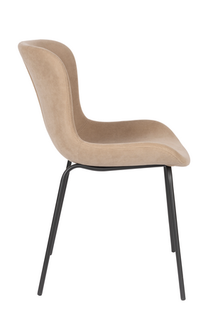 Upholstered Minimalist Dining Chairs (2) | DF Junzo | OROA.com