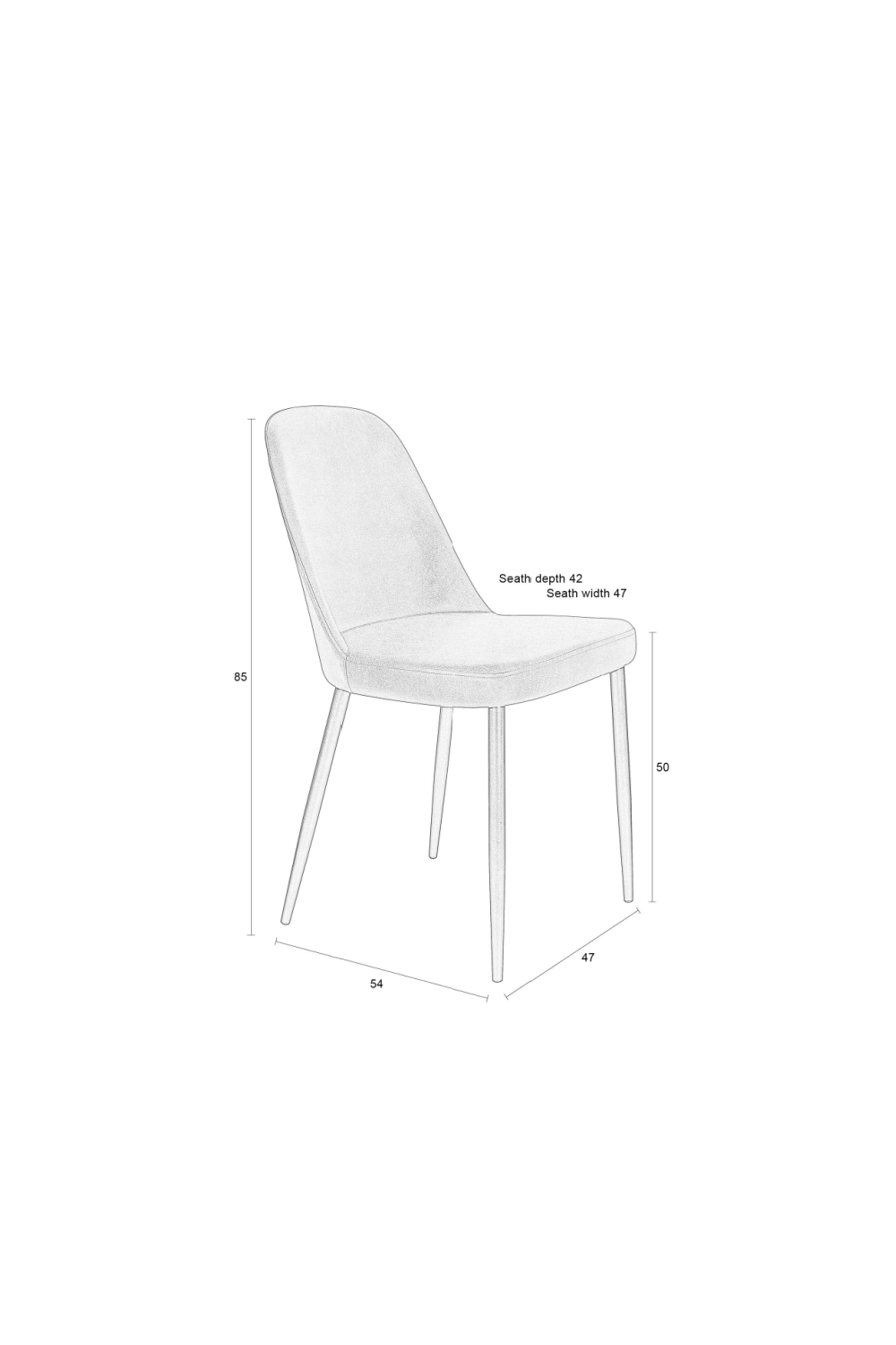   Modern European furniture - Upholstered Modern Dining Chairs (2) - www.oroa.com | Oroa.com