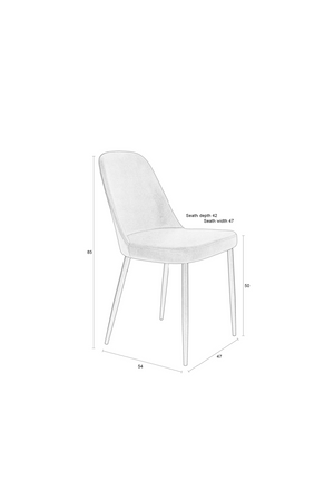  Modern European furniture - Upholstered Modern Dining Chairs (2) - www.oroa.com | Oroa.com