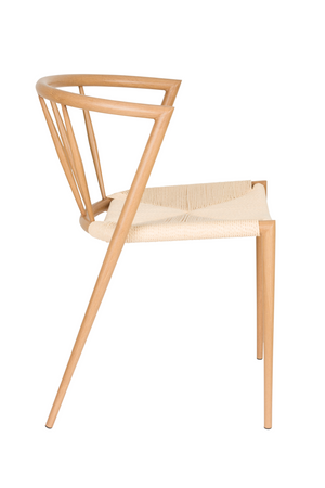 Woven Paper Seat Dining Chairs (2) | DF Che | Oroa.com