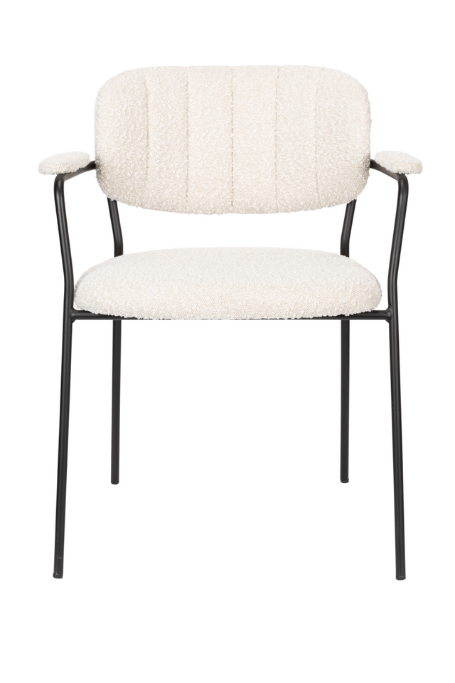 Bouclé Upholstered Armchairs (2) | DF Jolien | OROA.com