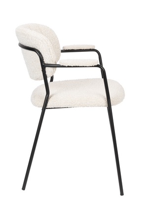 Bouclé Upholstered Armchairs (2) | DF Jolien | OROA.com