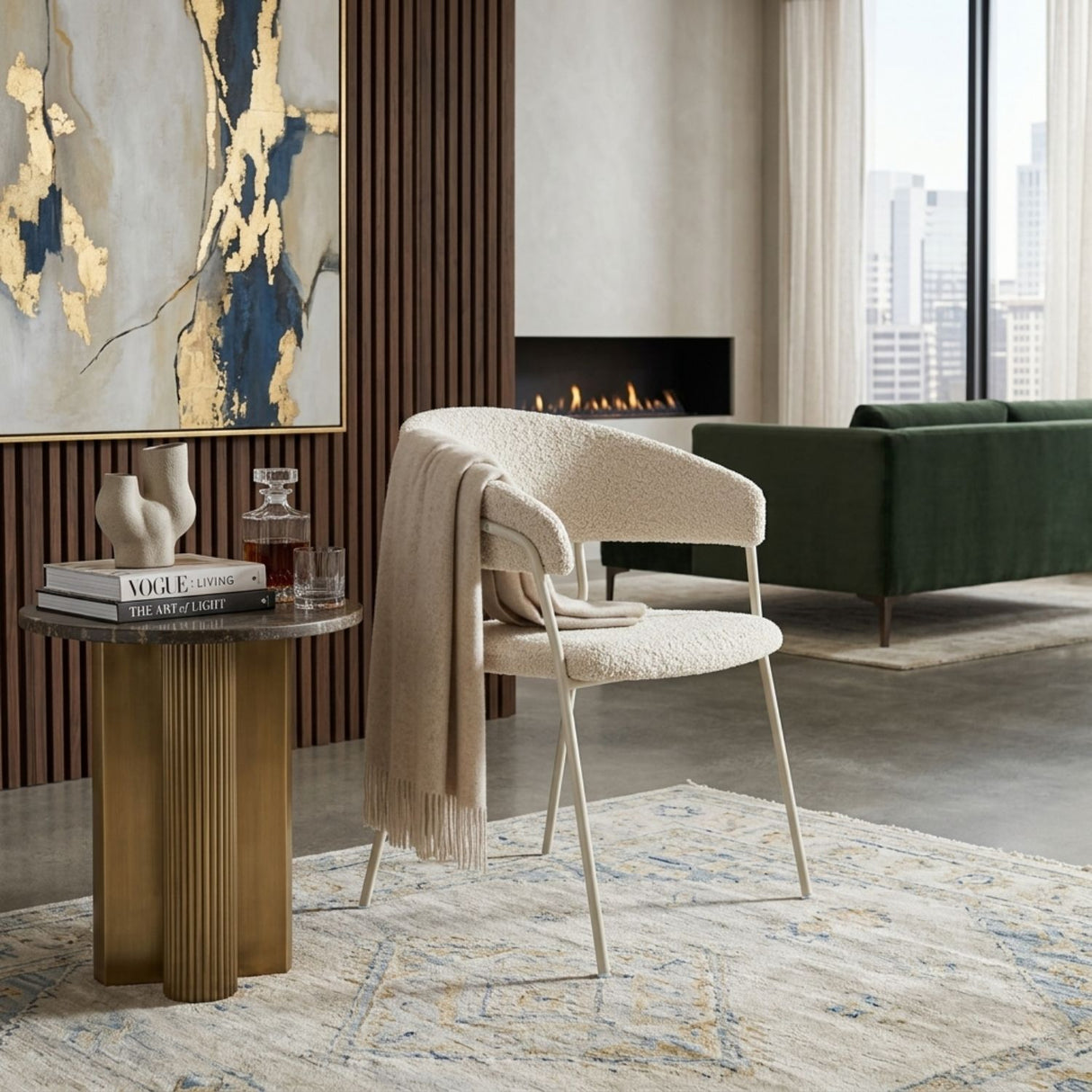   Modern European furniture - Curved-Back Dining Armchairs (2) - www.oroa.com | Oroa.com