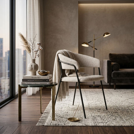   Modern European furniture - Curved-Back Dining Armchairs (2) - www.oroa.com | Oroa.com