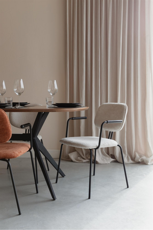 Modern Minimalist Dining Armchairs (2) | DF Bouton | OROA.com