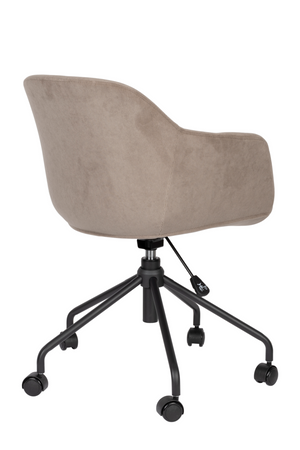 Upholstered Swivel Office Armchair | DF Junzo | OROA.com