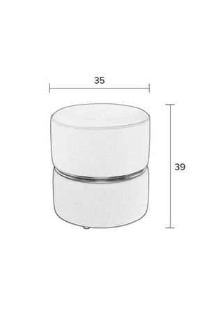 Green Accent Stool | DF Bubbly Forrest | Oroatrade.com