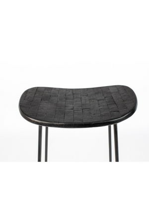 Black Saddle Counter Stool | DF Tangle | OROA.com