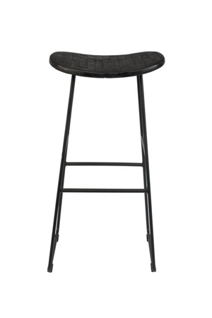 Black Saddle Counter Stool | DF Tangle | OROA.com