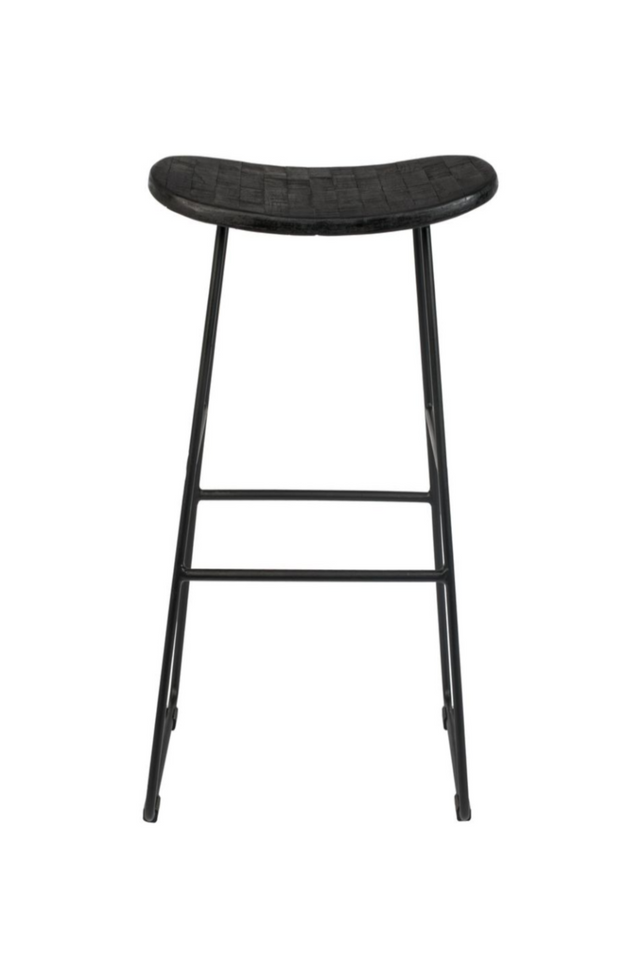 Black Saddle Counter Stool | DF Tangle | OROA.com