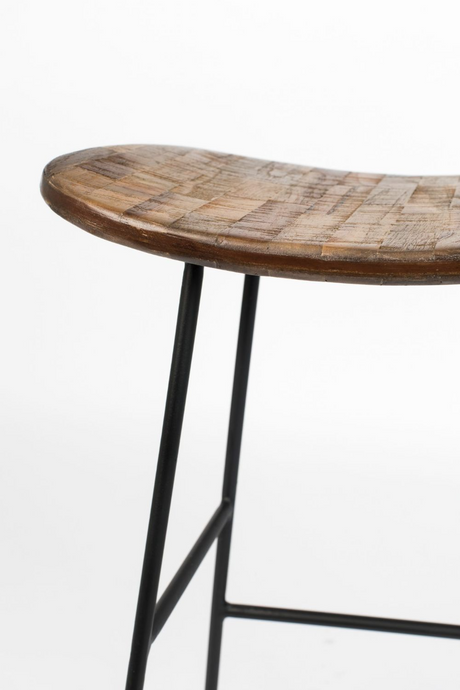   Modern European furniture - Brown Saddle Counter Stool - www.oroa.com | Oroa.com