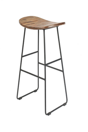   Modern European furniture - Brown Saddle Counter Stool - www.oroa.com | Oroa.com
