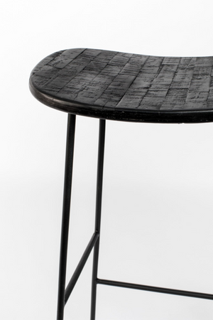 Wood Saddle Bar Stool | DF Tangle | Oroa.com