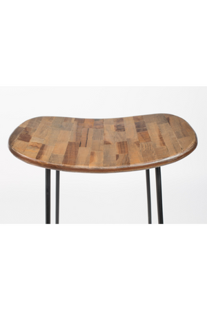 Wood Saddle Bar Stool | DF Tangle | Oroa.com