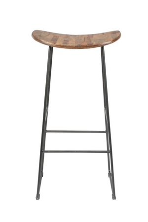 Wood Saddle Bar Stool | DF Tangle | Oroa.com