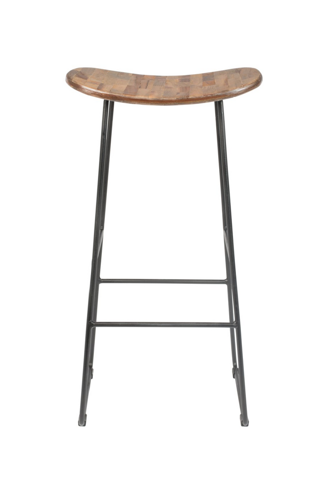 Wood Saddle Bar Stool | DF Tangle | Oroa.com