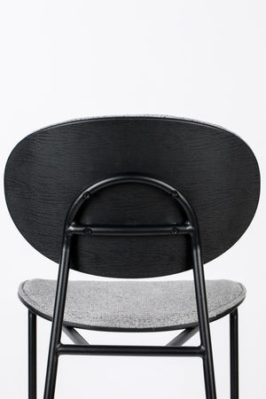 Gray Upholstered Barstools (2) | DF Donny | OROA.com