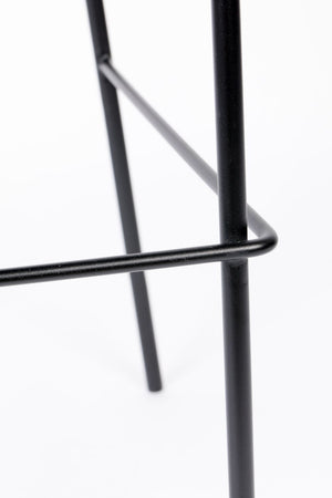 Gray Upholstered Barstools (2) | DF Donny | OROA.com