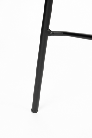   Modern European furniture - White Bouclé Counter Stools (2) - www.oroa.com | Oroa.com