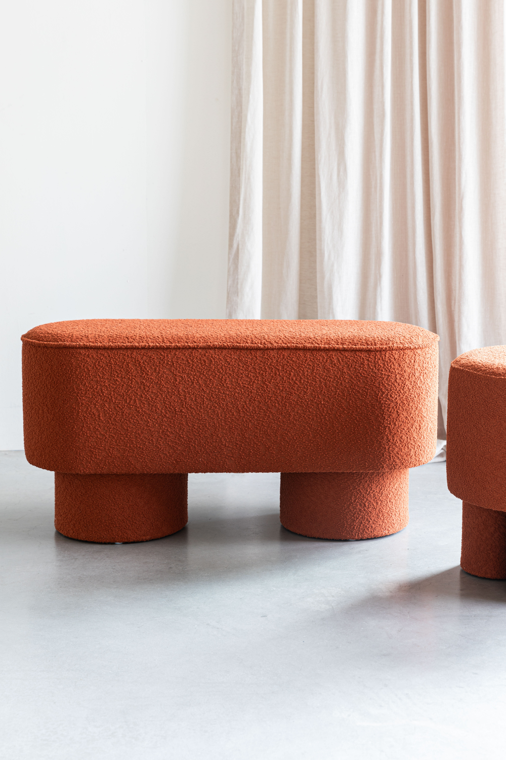 Bouclé Modern Bench | DF Marcos | OROA.com