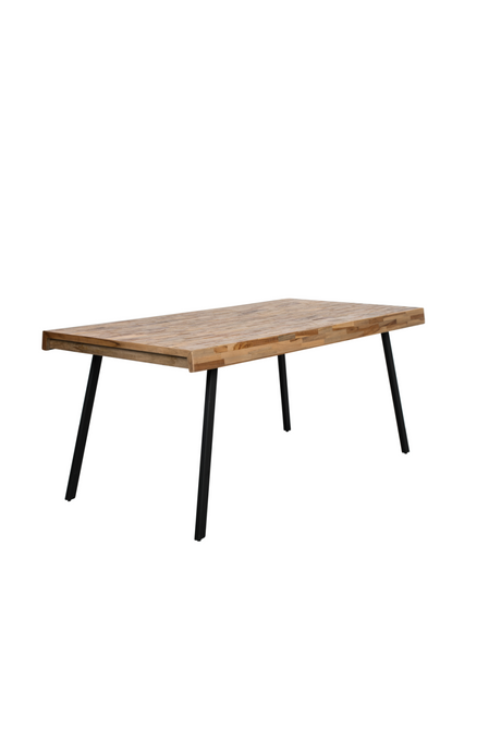 Natural Lacquered Teak Dining Table | DF Suri | Oroatrade.com