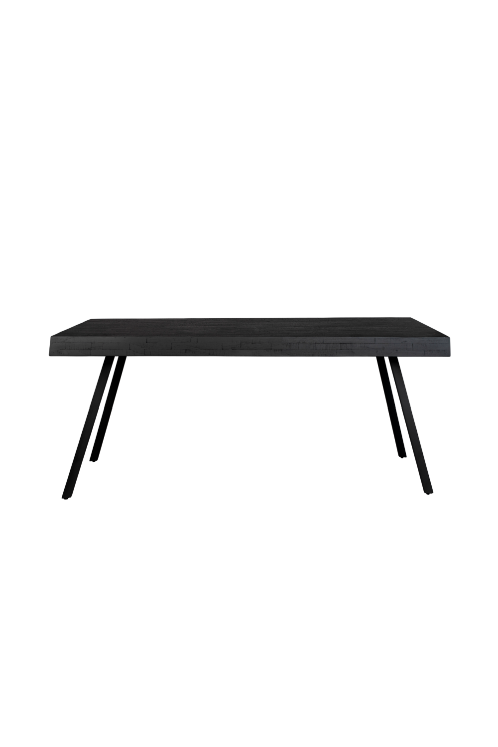 Black Lacquered Teak Dining Table | DF Suri | Oroa.com