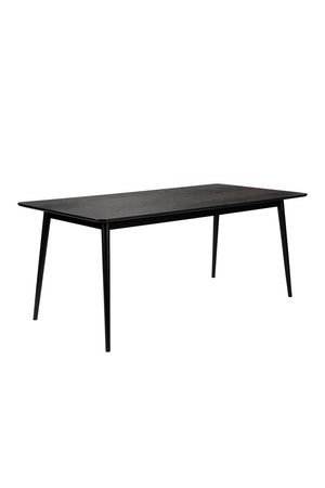 Rectangular Black Dining Table | DF Fabio | OROA.com
