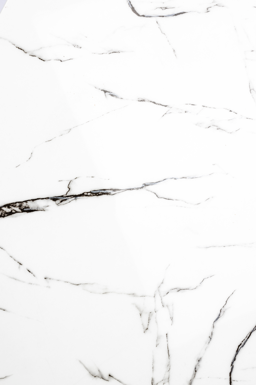 Marble Finish Pedestal Dining Table | DF Maru | Oroa.com