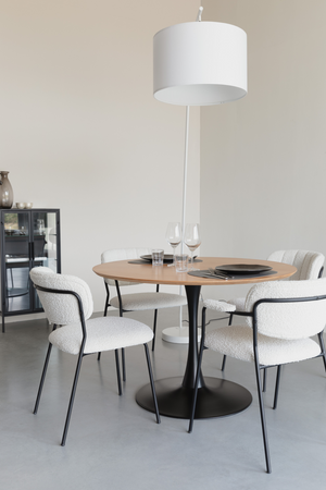 Round Pedestal Coffee Table | DF Raku | OROA.com