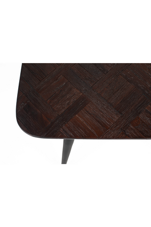 Brown Teak Bistro Table | DF Webster | OROA.com