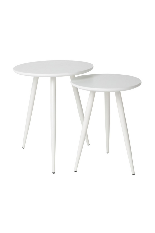 Wooden 3-Legged Side Tables (2) | DF Daven | Oroa.com