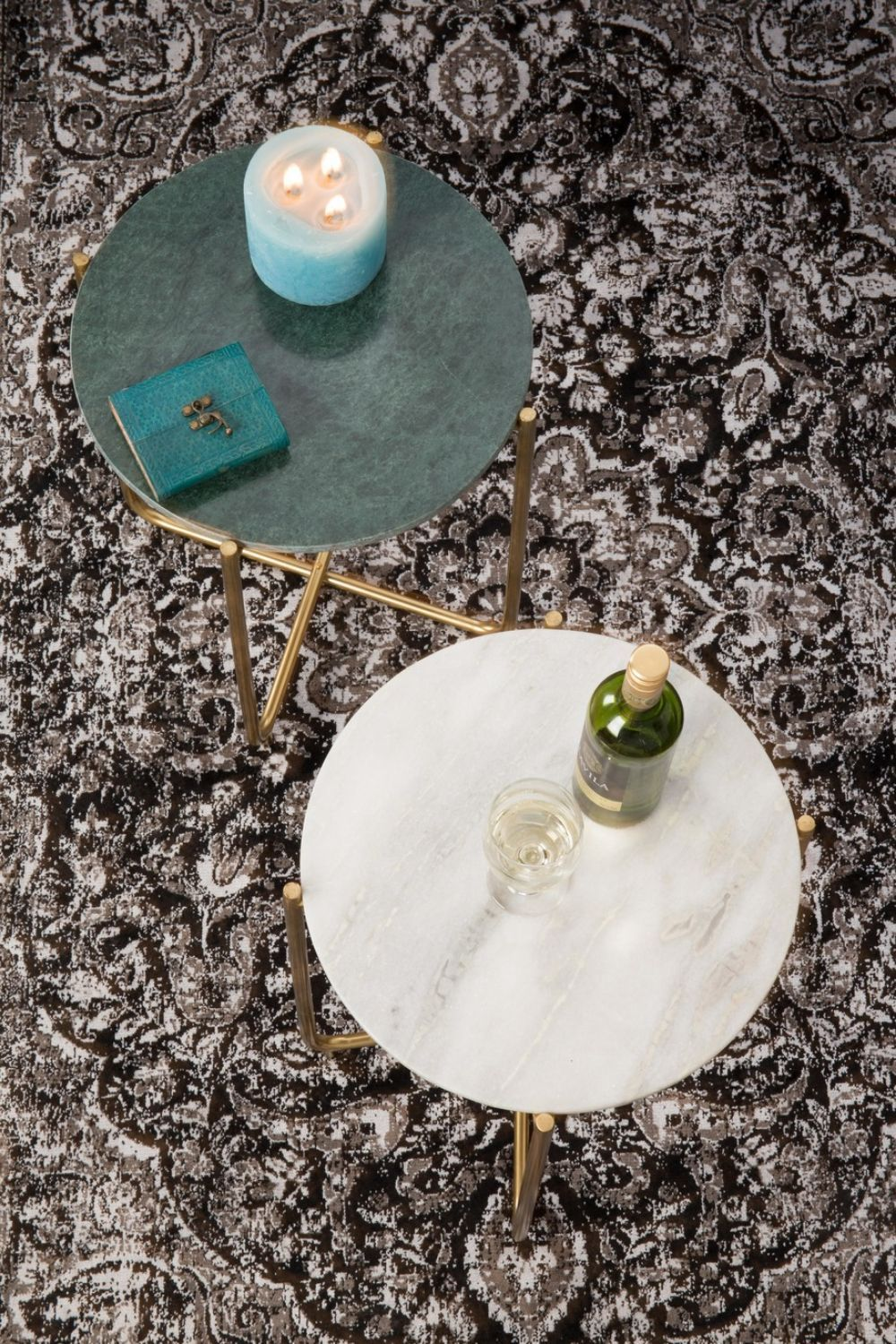 Marble Side Table | DF Timpa | Oroa.com